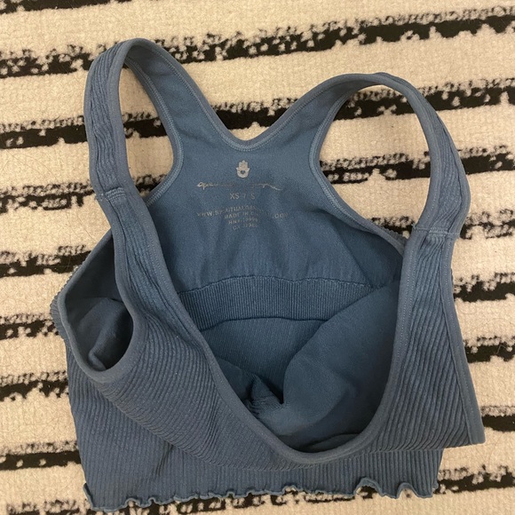 Spiritual Gangster Amor Seamless Crop Tank Soft Jade - Picture 10 of 10